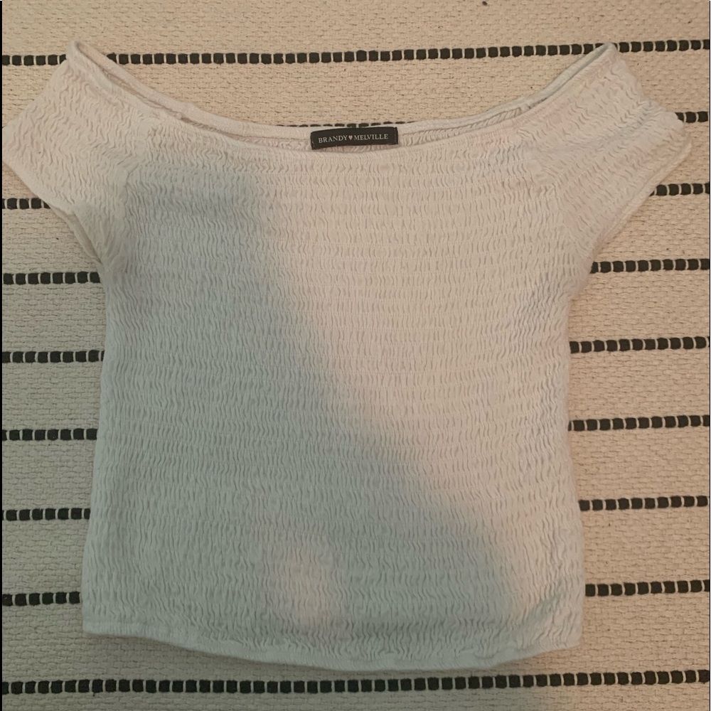 Brandy Off Shoulder Crop Top